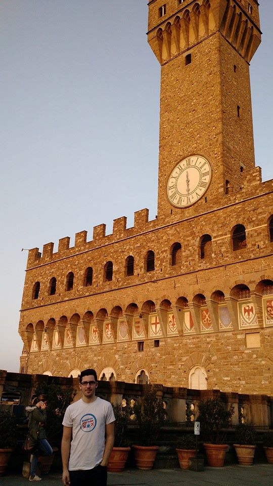 Eric Lechiguero a Florència! Palazzo Vecchio.